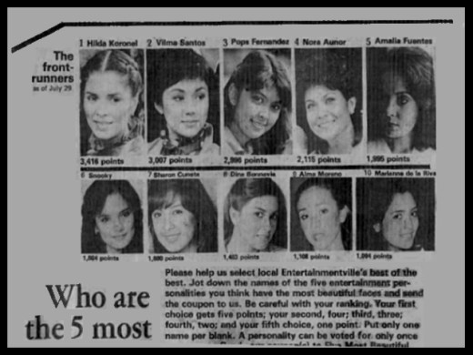 NEWS CLIPPINGS - Most Beautiful Faces
