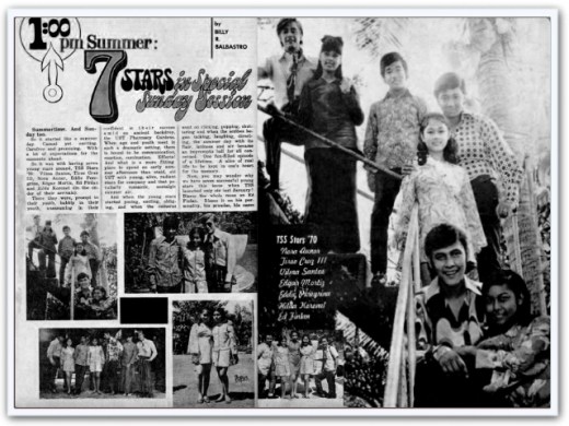ARTICLES - News clipping TSS Stars of 1970